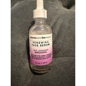 Vitamins and Sea Beauty Renewing Face Serum Sea Lavender Bakuchiol 2 fl oz 60 mL